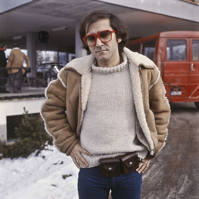 italian singer songwriter and guitarist ivan graziani wearing a sheepskin jacket 1987 photo by egizio fabbricimondadori via getty images