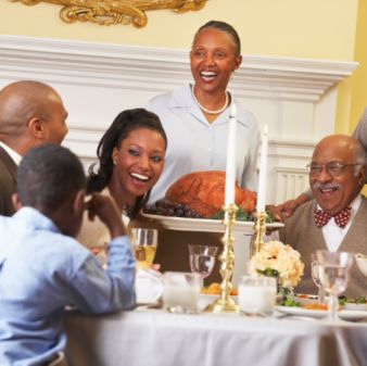 fun things to do on thanksgiving — dinner table gratitude game
