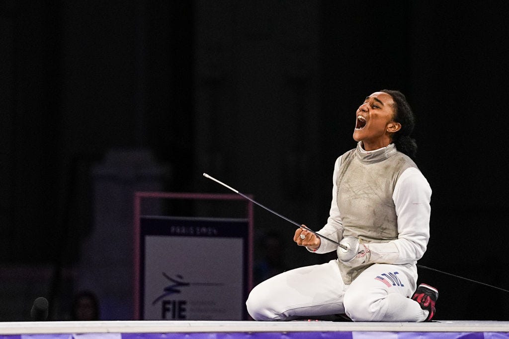 USA Women's Fencing Team Makes History with First Olympic Win—and Other Moments You Missed