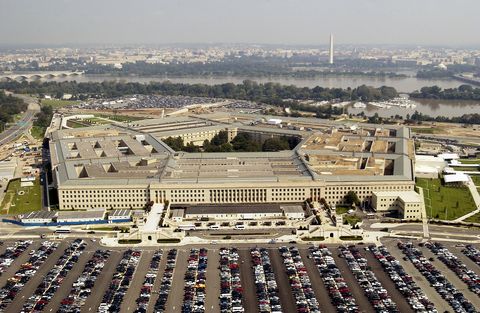 Photo aérienne du Pentagone