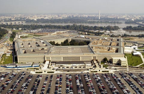 Aerial Photo Of The Pentagon