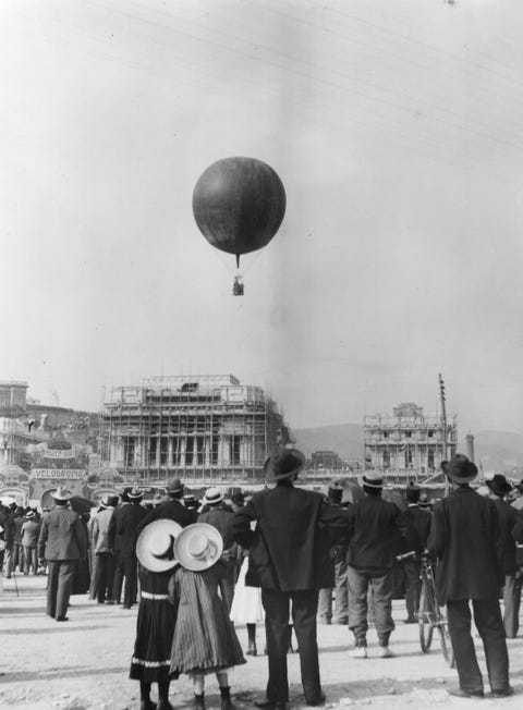 Vintage Hot Air Balloon Moments