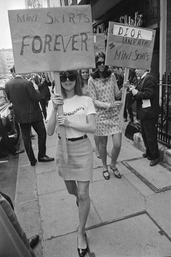 corduroy mini skirt 1960s photos