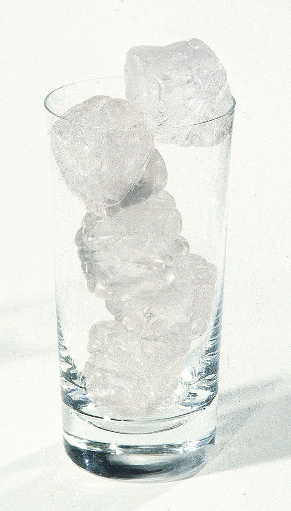 ice cubes in glass ice cubes in glass
