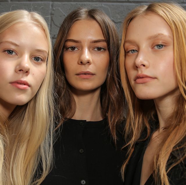 new york, ny   september 07  models pose backstage at the yigal azrouel fashion show on september 7, 2014 in new york city  photo by chelsea laurengetty images