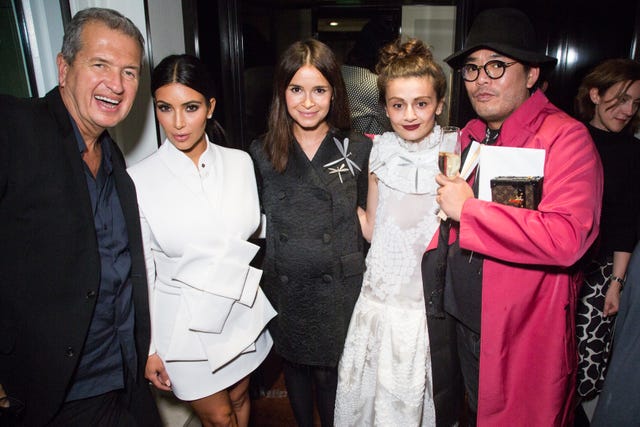 Mario Testino și Kim Kardashian