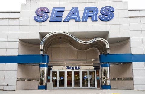 toronto, ontario, canada   20140917 sears store entrance sears, roebuck  co is an american multinational department store chainthe company was founded by richard warren sears in 1886 photo by roberto machado noalightrocket via getty images