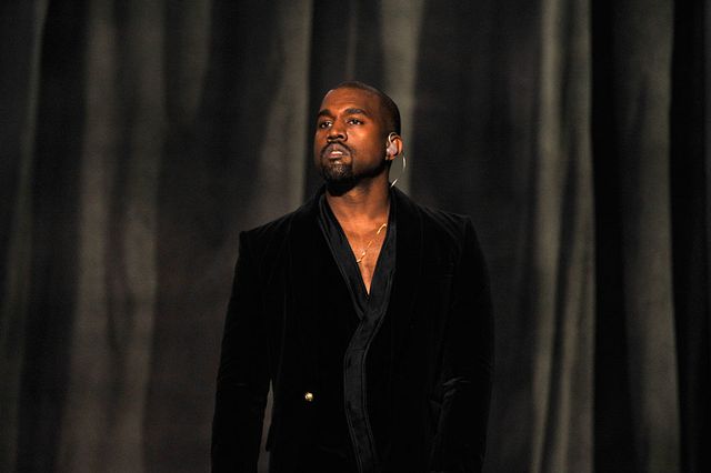 los angeles, ca   february 08  recording artist kanye west performs onstage during the 57th annual grammy awards at the staples center on february 8, 2015 in los angeles, california  photo by lester cohenwireimage
