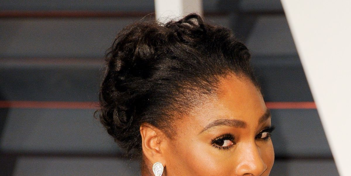 Serena Williams Ebony Celebrity Porn - Serena Williams Stuns In a Glamorous Feather-Trimmed Robe