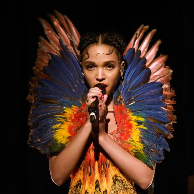 london, england   march 12  fka twigs performs at the alexander mcqueen savage beauty fashion gala at the va, presented by american express and kering on march 12, 2015 in london, england  photo by david m benettgetty images for victoria and albert museum