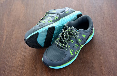 Footwear, Product, Green, Shoe, Athletic shoe, Teal, Sneakers, Aqua, Logo, Running shoe, 