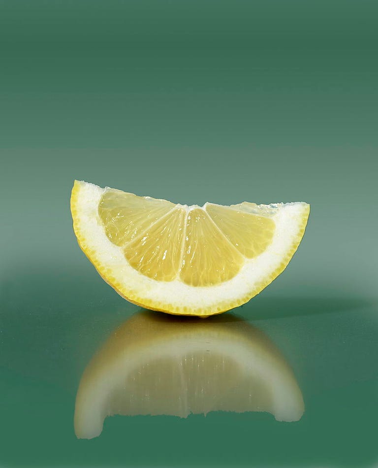lemon wedge lemon wedge
