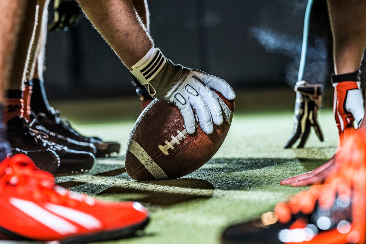 Football Betting Squares Chalkboard