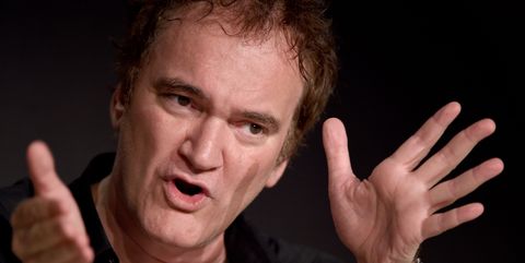 Quentin Tarantino durante una rueda de prensa