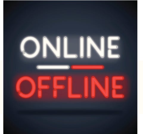 Online Offline Online Offline