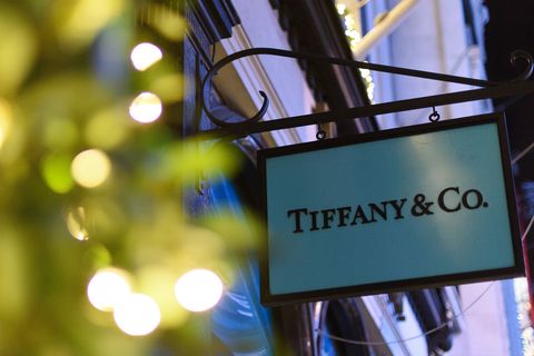 london, england   december 08 the tiffany  co store on bond street lines its windows with fairy lights as part of its christmas light display on december 8, 2015 in london, england british retailers are hoping for a rise in sales over the christmas period after novembers black friday sales failed to boost turnover photo by ben pruchniegetty images