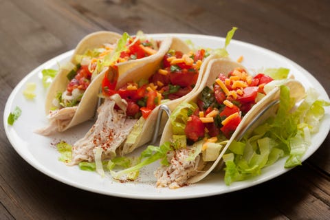 Three Chicken Tacos