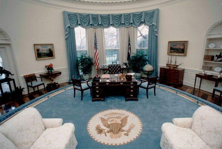 Oval Office Decor Changes in the Last 50+ Years - Pictures of the Oval ...