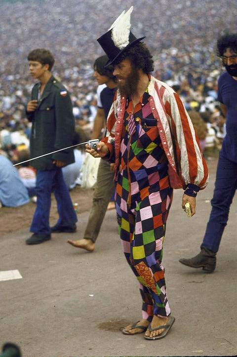photo Woodstock 69 Outfits jimi hendrix woodstock fashion