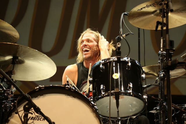 los angeles, ca january 16 taylor hawkins the coattail riders perform at guitar centers 27th annual drum off at club nokia on january 16, 2016 in los angeles, california photo by ashley beliveaugetty images