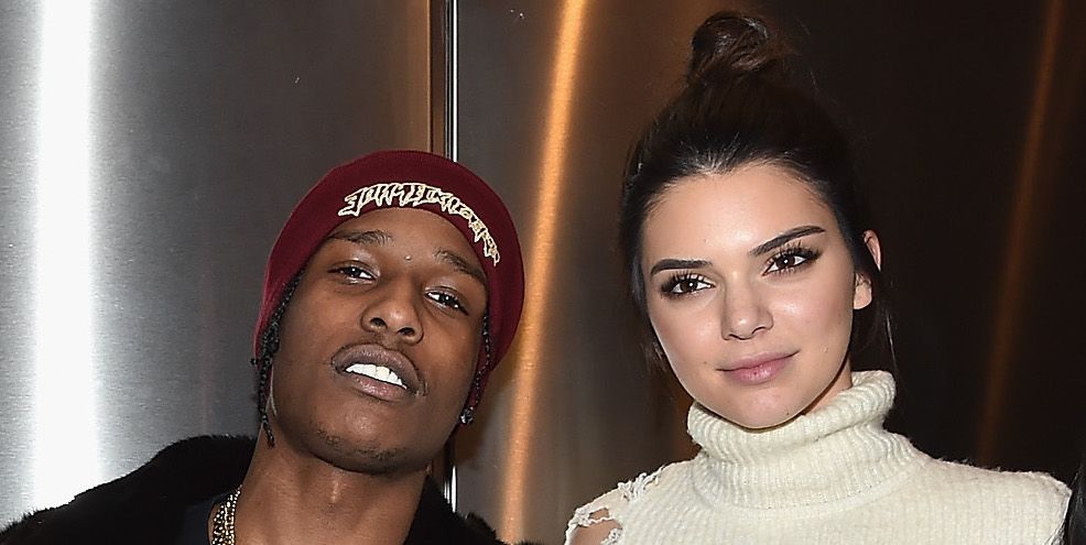 Kendall Jenner And Aap Rocky Attend Sunday Service Pics