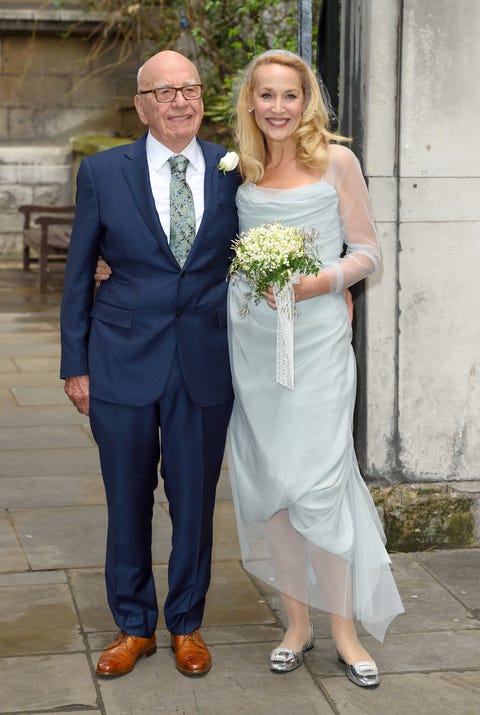 Remember When Georgia May Jagger Was A Bridesmaid At Jerry Hall S Wedding Jerry Hall Rupert Murdoch Wedding