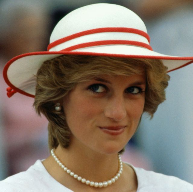 Princess Diana Wearing a Hat