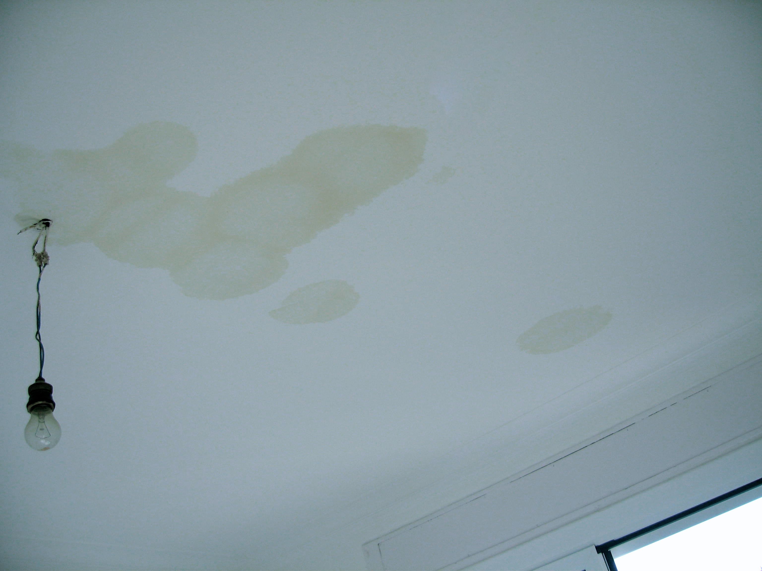 Ceiling Condensation Causes Water Spots On Ceiling