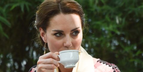 Kate Middleton drinking tea