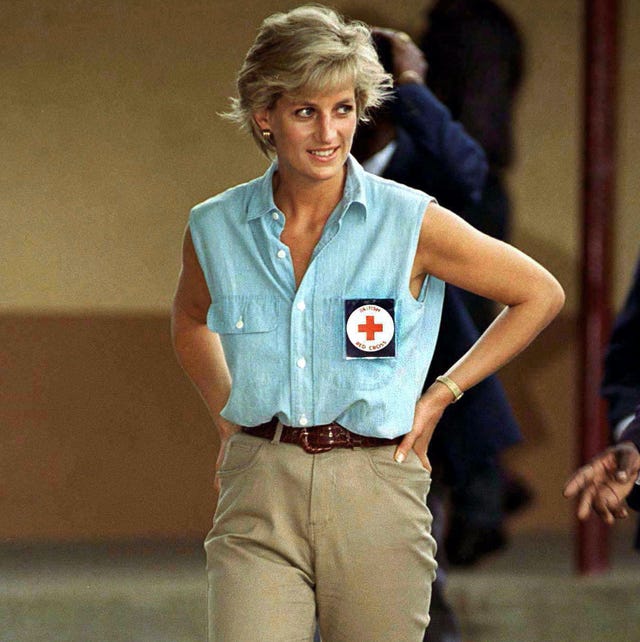 Princess Diana In Angola Princess Diana In Angola