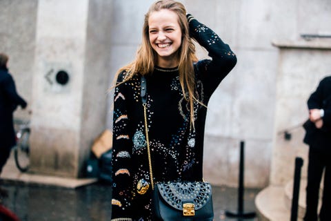 Street Style -Paris Fashion Week : Day Four Womenswear Fall Winter 2016/2017 Street Style -Paris Fashion Week : Day Four Womenswear Fall Winter 2016/2017