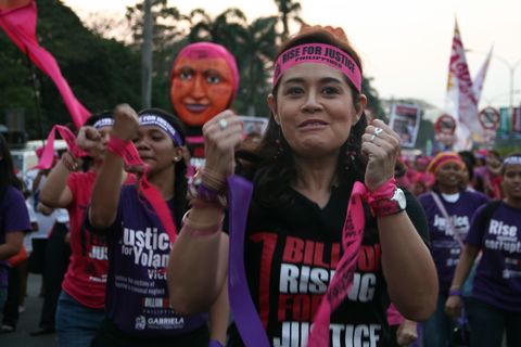 One billion rising for justice protest in Manila