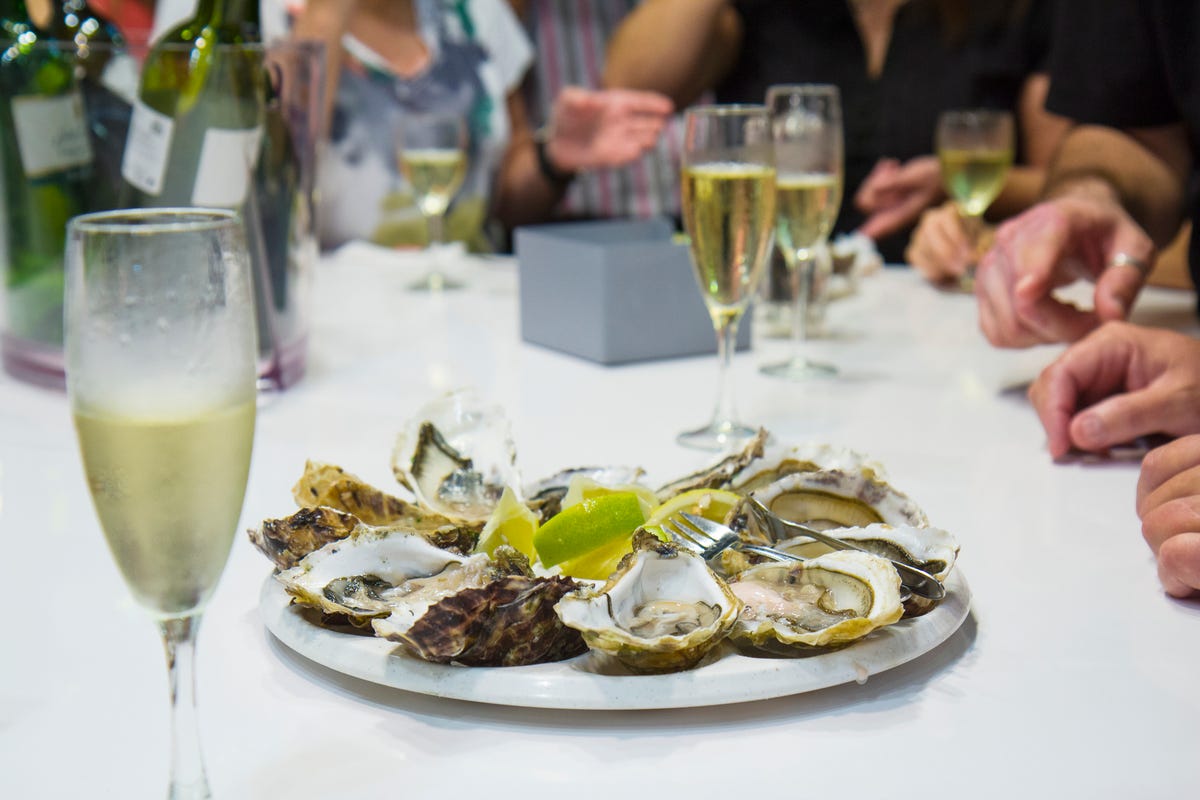 What I Learned About Champagne and Oysters at a Beaumont Etiquette