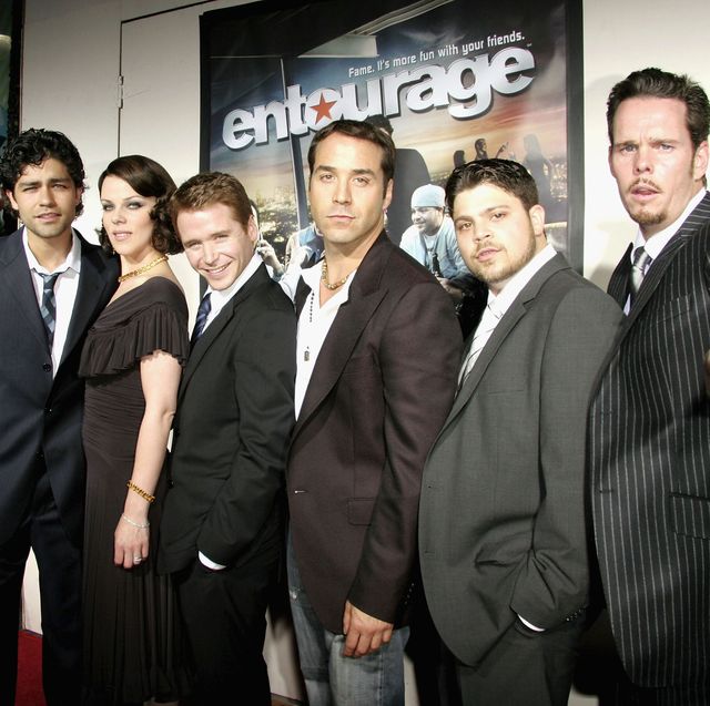 hollywood   may 25 the cast from entourage attends the premiere of hbos series entourage at el capitan theatre on may 25, 2005 in hollywood, california  photo by marsaili mcgrathgetty images
