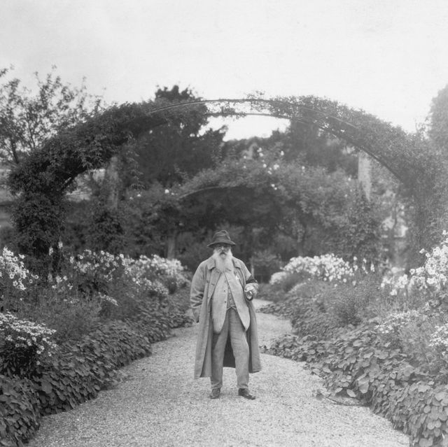Claude Monet in his Garden at Giverny