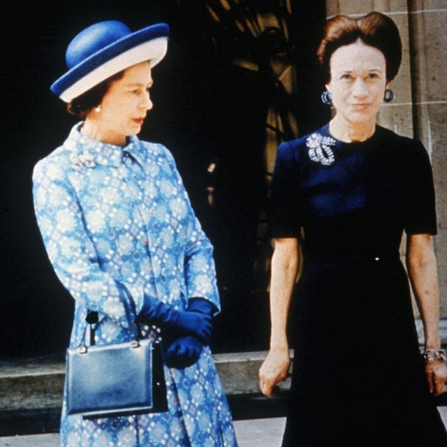 La regina con Wallis Simpson