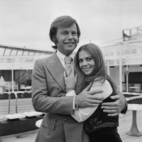 american actor robert wagner with his former wife american actress natalie wood, 23rd april 1972 photo by chris wooddaily expresshulton archivegetty images