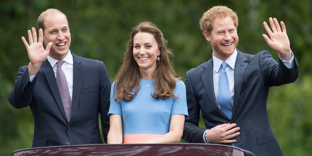 Kate Middleton and Prince William Share Hilarious Photo Of Prince Harry Running Away From Them