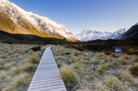 landscape views that can be found in mt cook national park