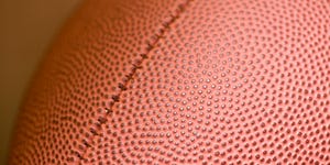 An football, close up