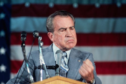 Richard Nixon Giving a Speech Richard Nixon Giving a Speech