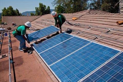 paneles solares de california