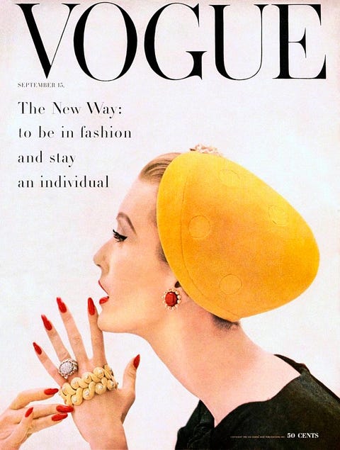 Vogue Magazine Cover - 1955