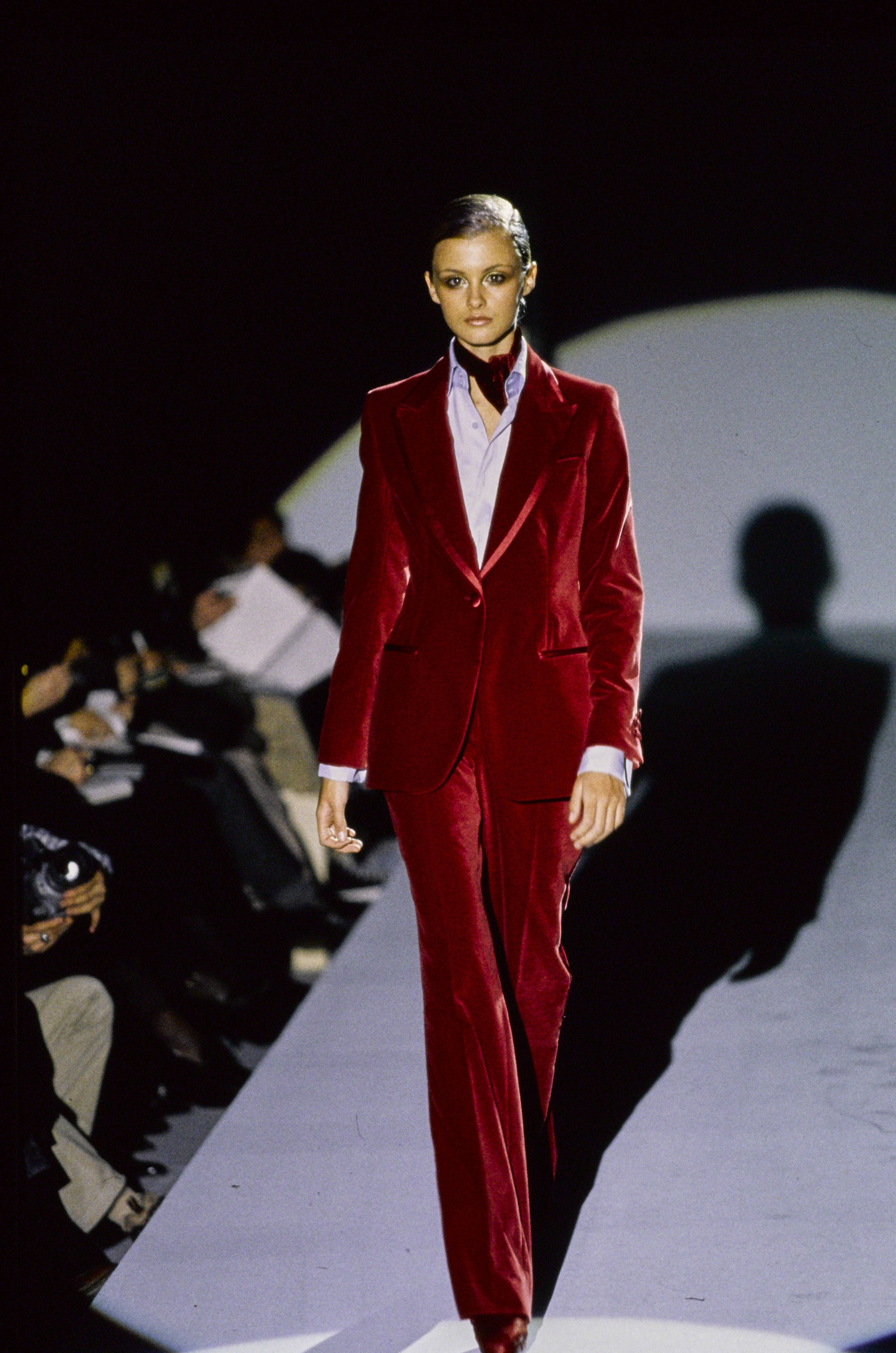 Tom Ford Gucci Fall/Winter 1996 Runway Red - Tom Ford Referenced His Own Gucci Collection for Fall/Winter