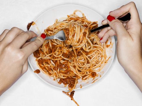 pasta, carbs, spaghetti