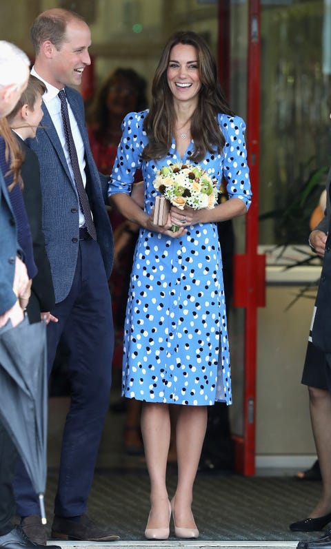 Kate Middleton in polka dots