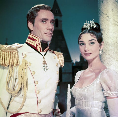 Image result for audrey hepburn and mel ferrer color