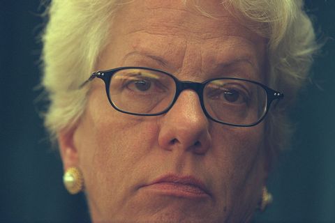 original caption portrait of carla del ponte, 52, chief prosecutor of the ictr since september 15 1999 photo by jacques langevinsygmasygma via getty images