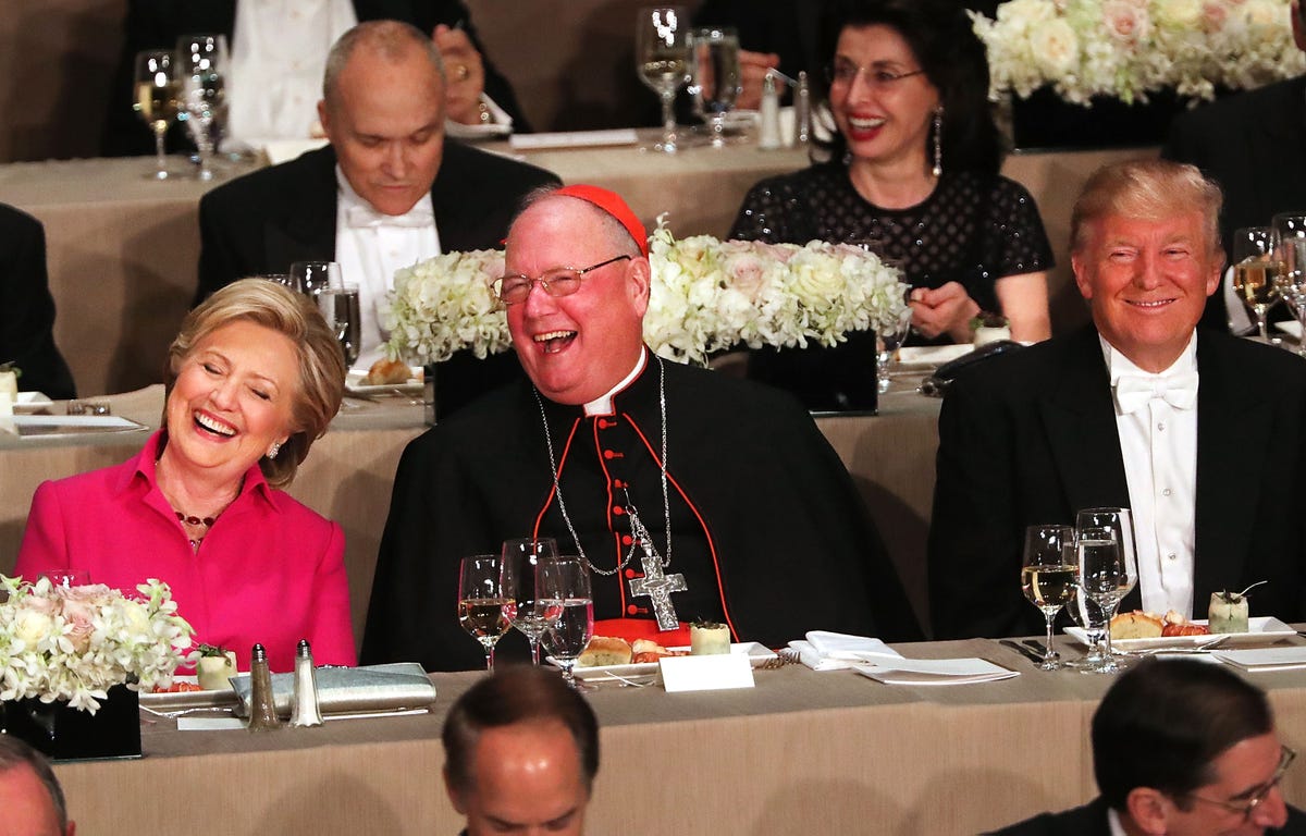 Hillary Clinton And Donald Trump Roast Each Other At The Al Smith Dinner