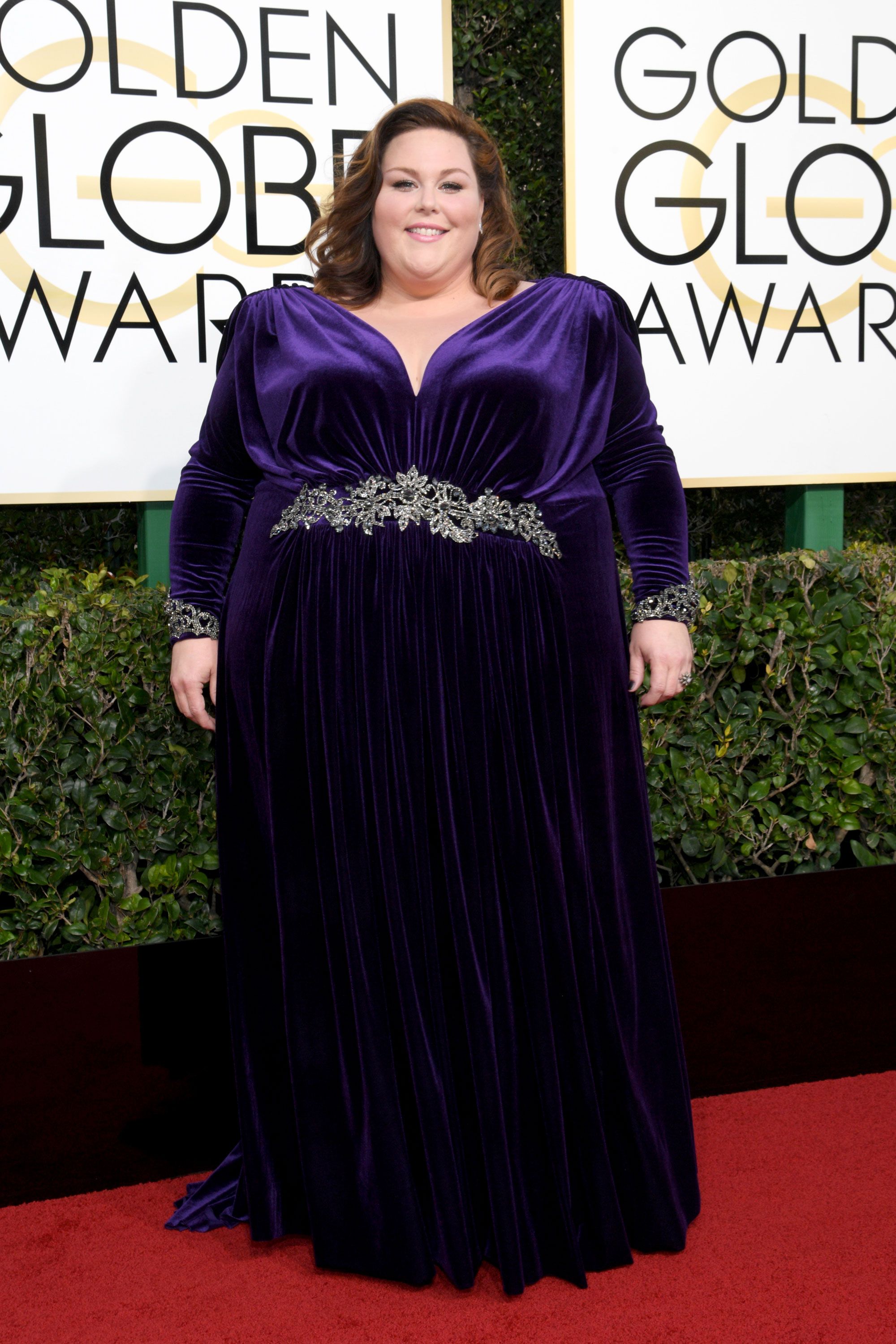 chrissy metz golden globes dress